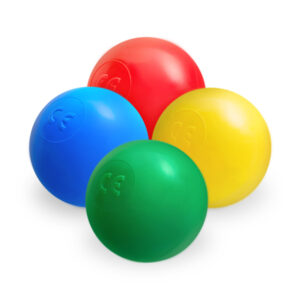 Dry pool balls, 6 cm, set of 200: blue, green, red, yellow - pilt 7