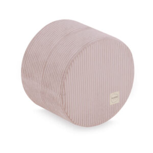 PLUSH NEST ümmargune puff 40x30 cm, heleroosa, premium corduroy