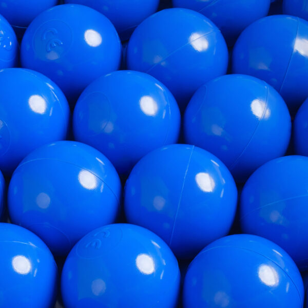 Dry pool ball, 6 cm, blue, 50 pcs