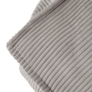 PLUSH NEST Puffy Square tugitool, 77x67x50, beež, kordvärvi - pilt 5