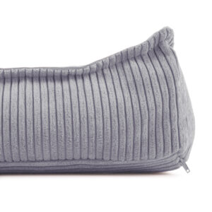 PLUSH NEST Puff, 60x60 cm, põrandapadi , hall , premium corduroy - pilt 7
