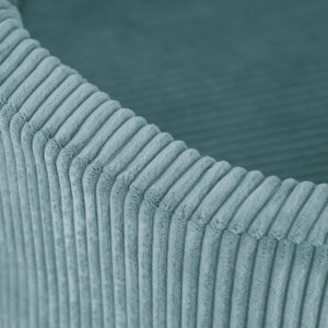 PLUSH NEST Kuivabassein, 90x30 cm, ümmargune, sinine, premium corduroy - pilt 2