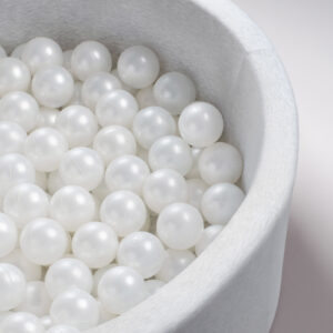 Dry pool ball, 6 cm, pearl, 50 pcs - pilt 2