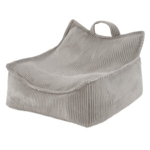 PLUSH NEST Puffy Square tugitool, 77x67x50, beež, kordvärvi
