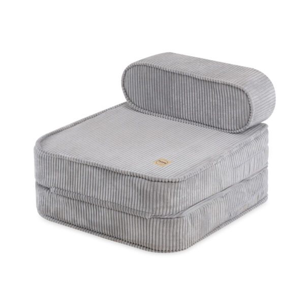 PLUSH NEST lapse lamamistool, 150x60x25 cm, kõrgkvaliteetsest hallist kordvillast
