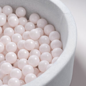 Dry pool ball, 6 cm, pearl light pink, 50 pcs. - pilt 2
