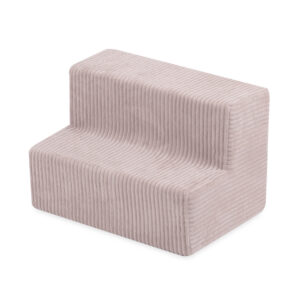 PLUSH NEST Mängulinnus koos basseini+150 palliga (pärl, kuld), heleroosa, premium corduroy - pilt 8