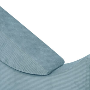 PLUSH NEST Laste lamamistool, lamamistool, 145x35x45cm, premium sinine kordvillane - pilt 9