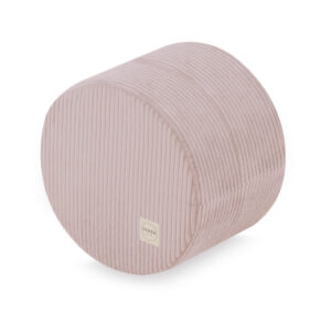 PLUSH NEST ümmargune puff 40x30 cm, heleroosa, premium corduroy - pilt 4