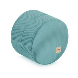 PLUSH NEST ümmargune pouffe 40x30 cm, sinine, premium corduroy