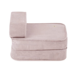 PLUSH NEST lapse lamamistool, 150x60x25 cm, heleroosa, premium corduroy. - pilt 6