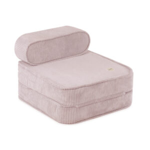 PLUSH NEST lapse lamamistool, 150x60x25 cm, heleroosa, premium corduroy. - pilt 4