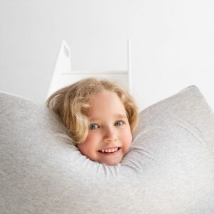 PLUSH NEST Kuivabassein, 90x30 cm, ümmargune, helehall, puuvillane, smart - pilt 8
