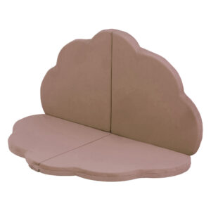 PLUSH NEST matt, 120x120x5 cm, lill, kuldne (beež) ,sametne - pilt 8