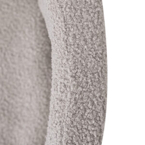 PLUSH NEST Dry flower pool with mat, 95x30 cm, grey lamb - pilt 6