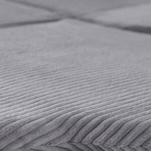 PLUSH NEST lillematt, 115x115x5cm, hall, premium corduroy, kohev lillematt - pilt 6