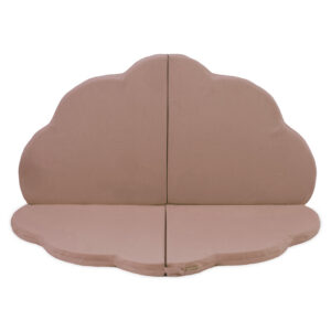 PLUSH NEST matt, 120x120x5 cm, lill, kuldne (beež) ,sametne