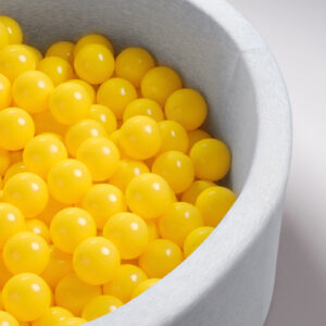 Dry pool ball, 6 cm, yellow, 50 pcs - pilt 2