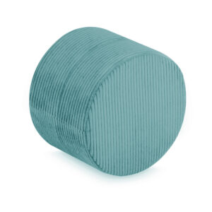 PLUSH NEST ümmargune pouffe 40x30 cm, sinine, premium corduroy - pilt 5