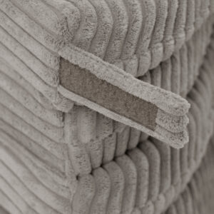 PLUSH NEST lillematt, 115x115x5cm, beež, premium corduroy, kohev lillematt. - pilt 9