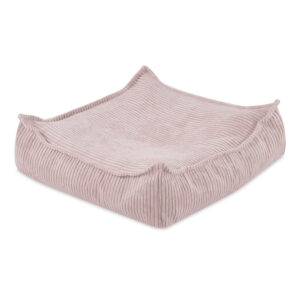 PLUSH NEST pouf, 60x60 cm, põrandapadi, heleroosa, premium corduroy - pilt 11
