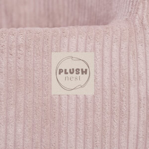 PLUSH NEST tugitool, heleroosa, premium corduroy - pilt 2