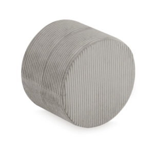 PLUSH NEST Ümmargune puff 40x30 cm, beež, premium corduroy - pilt 5