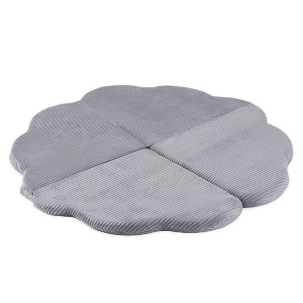PLUSH NEST lillematt, 115x115x5cm, hall, premium corduroy, kohev lillematt