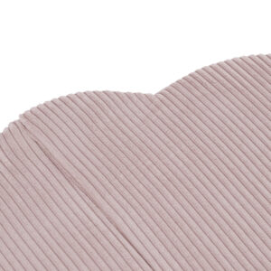 PLUSH NEST lillematt, 115x115x5cm, heleroosa, premium corduroy, kohev lillekate - pilt 4