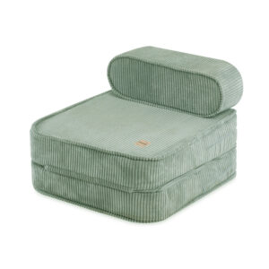PLUSH NEST lapse lamamistool, 150x60x25 cm, premium corduroy roheline