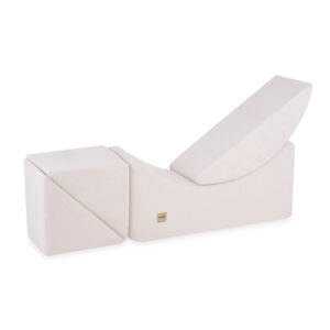 PLUSH NEST Laste lamamistool, lambanahk, 145x35x45cm, kreemjas lambanahk