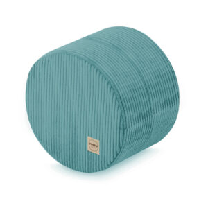 PLUSH NEST ümmargune pouffe 40x30 cm, sinine, premium corduroy - pilt 4