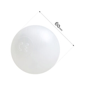 Dry pool ball, 6 cm, pearl, 50 pcs - pilt 5