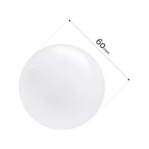 Dry pool ball, 6 cm, transparent, 50 pcs - pilt 5