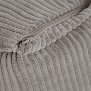 PLUSH NEST Puffy Square tugitool, 77x67x50, beež, kordvärvi - pilt 6