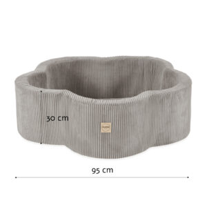 Pluusipesa kuiv lillebassein, 95x30, beež, premium corduroy, Floral Fun Zone - pilt 5
