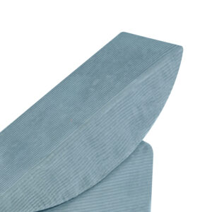 PLUSH NEST Laste lamamistool, lamamistool, 145x35x45cm, premium sinine kordvillane - pilt 5