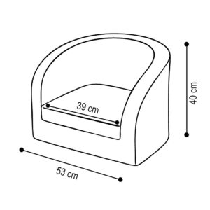 PLUSH NEST iste, esmaklassiline sinine koordipeenar - pilt 3