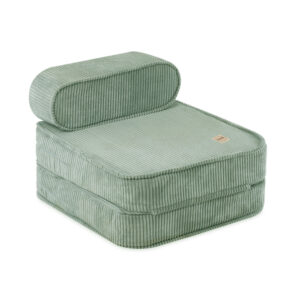 PLUSH NEST lapse lamamistool, 150x60x25 cm, premium corduroy roheline - pilt 4