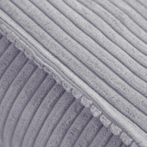 PLUSH NEST Puff, 60x60 cm, põrandapadi , hall , premium corduroy - pilt 5