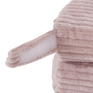 PLUSH NEST lillematt, 115x115x5cm, heleroosa, premium corduroy, kohev lillekate - pilt 7