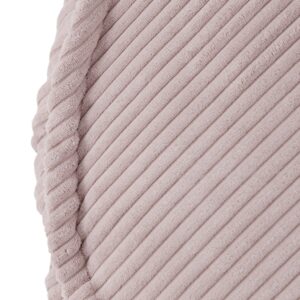 PLUSH NEST Huggy Bear tugitool, 68x45, heleroosa, kordvillane - pilt 4