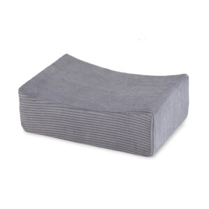 PLUSH NEST mänguväljak 4 elementi, hall, premium corduroy - pilt 5