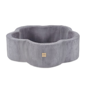 PLUSH NEST Kuiv lillebassein koos matiga , 95x30, hall, premium corduroy, Floral Fun Zone - pilt 5