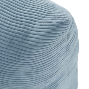 PLUSH NEST, pouffe kott, 120x80 cm, sinine, premium corduroy - pilt 4