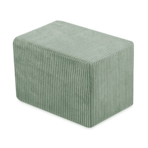 PLUSH NEST Mängulinnus koos basseiniga+150 palliga (pärl, hõbedane), premium corduroy roheline - pilt 7