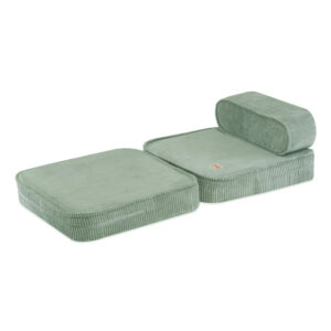PLUSH NEST lapse lamamistool, 150x60x25 cm, premium corduroy roheline - pilt 7