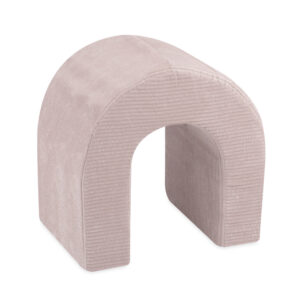 PLUSH NEST Mängulinnus koos basseini+150 palliga (pärl, kuld), heleroosa, premium corduroy - pilt 9