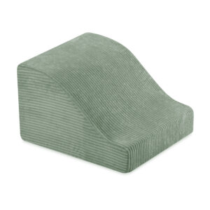 PLUSH NEST Mängulinnus koos basseiniga+150 palliga (pärl, hõbedane), premium corduroy roheline - pilt 12