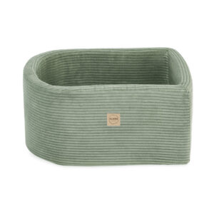 PLUSH NEST Mini mänguväljak (+bassein ja 100 palli ), roheline, premium corduroy (pärl ja hõbedane) - pilt 4